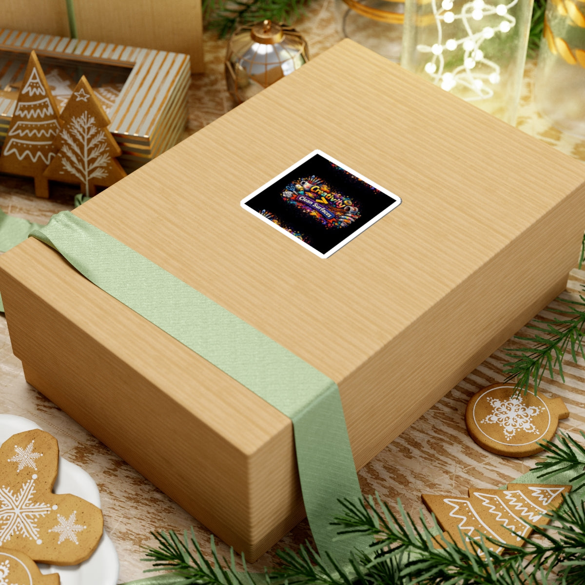 Creativity > Clean Surfaces Sticker | Art Tools, Paint Splatter