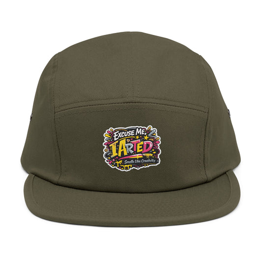 Excuse Me I Arted - 5 Panel Embroidered Cap
