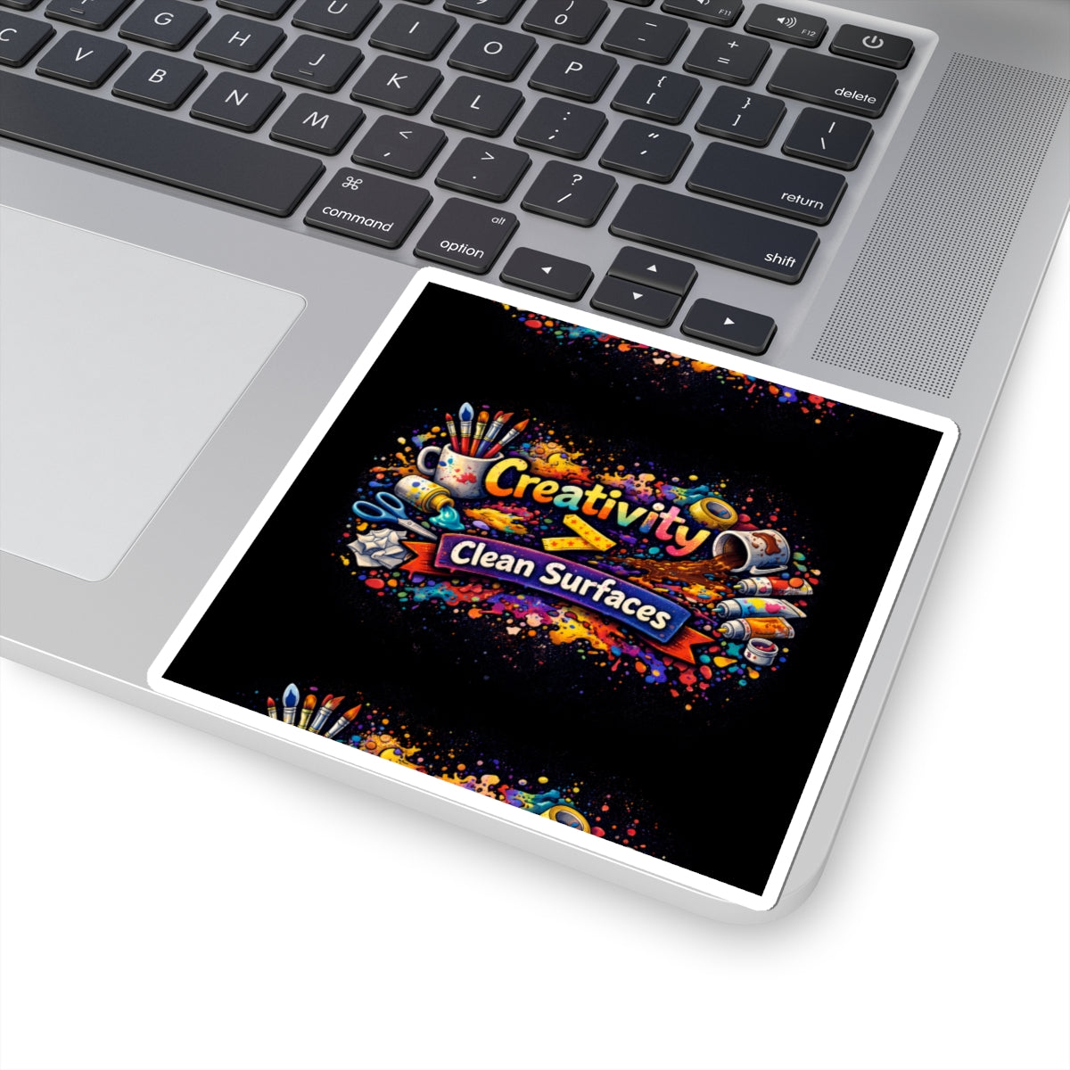 Creativity > Clean Surfaces Sticker | Art Tools, Paint Splatter