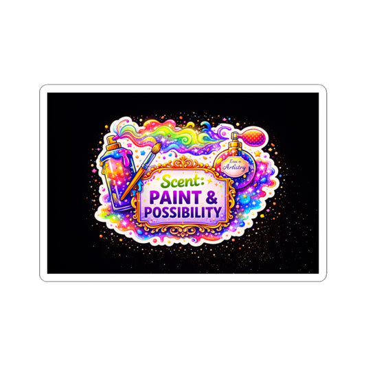 Paint & Possibility sticker | Kiss-cut vinyl art sticker