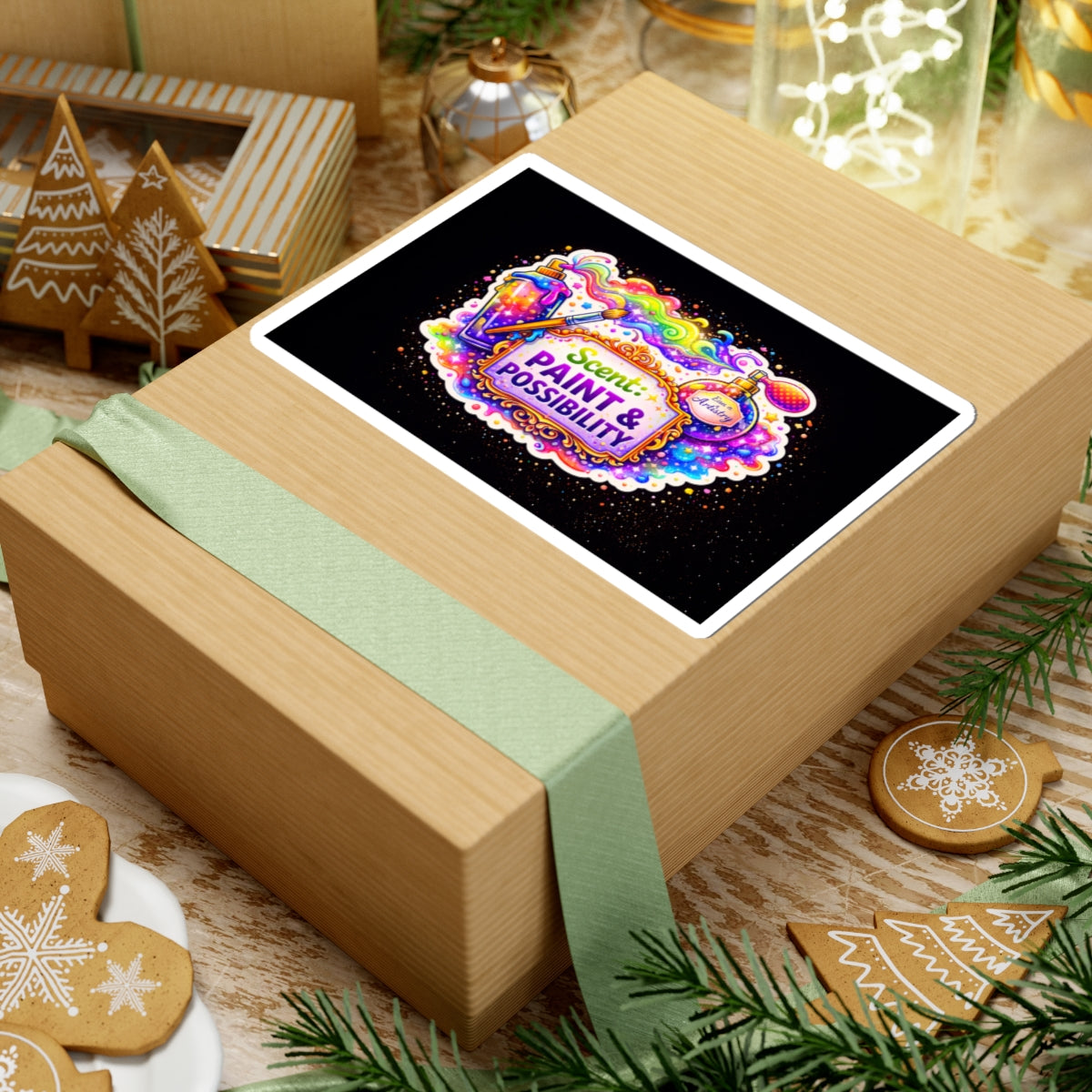 Paint & Possibility sticker | Kiss-cut vinyl art sticker