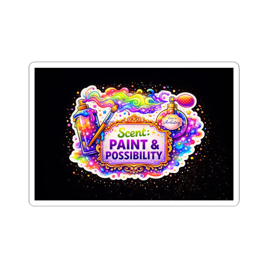 Paint & Possibility sticker | Kiss-cut vinyl art sticker